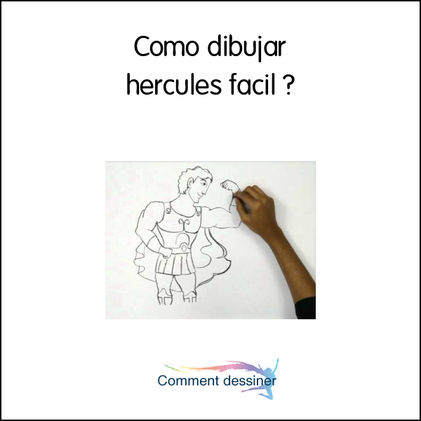 Como dibujar hercules facil